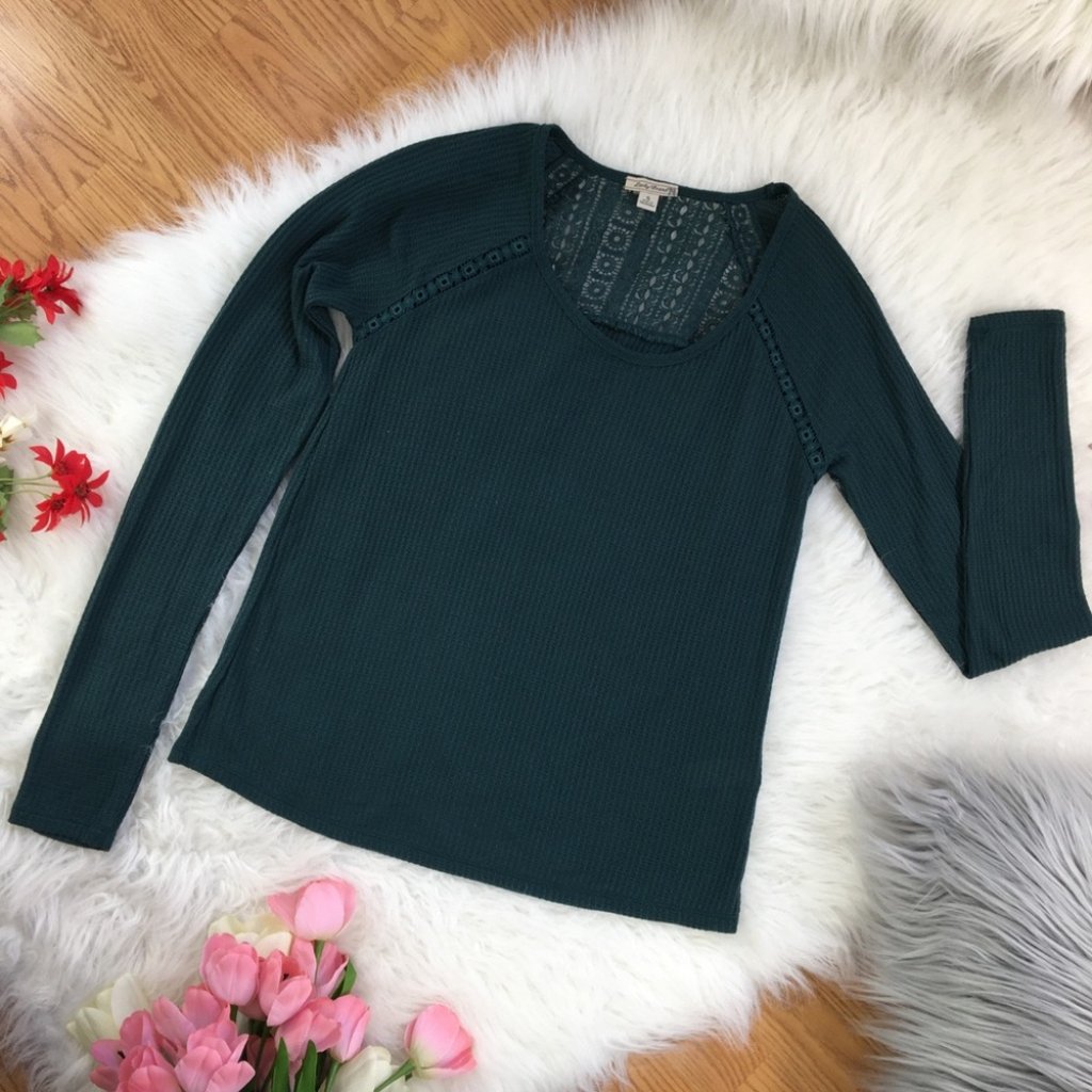 Lucky Brand Embroidered Lace Style W1116